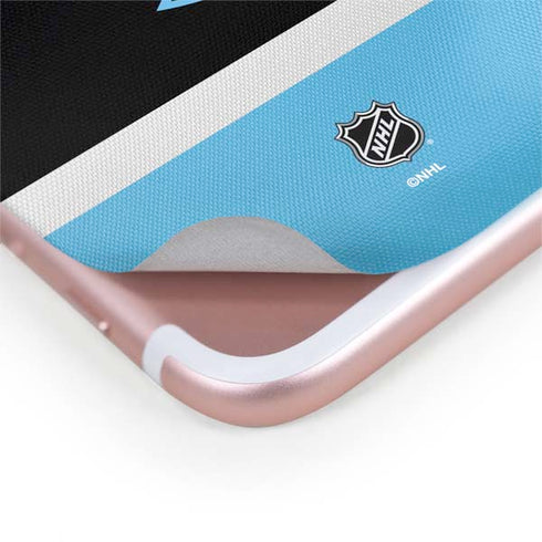 NHL Utah Mammoth Striped Jersey iPhone 8 Plus Skin